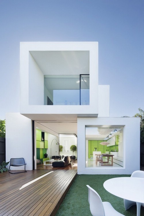 Стильные кубические дома