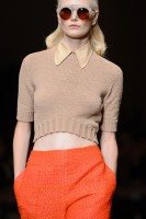 Круглые солнцезащитные очки в футуристичном стиле от Carven