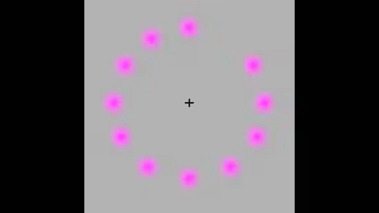 Оптическая иллюзия: загадочные круги, меняющие цвета