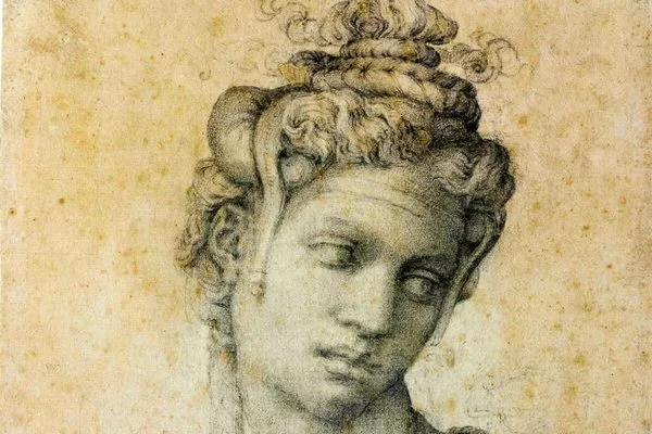 Нарисованный портрет Клеопатры