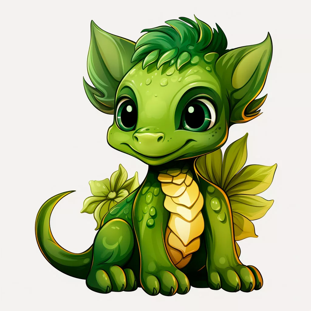 зеленый деревянный дракон картинки красивые
