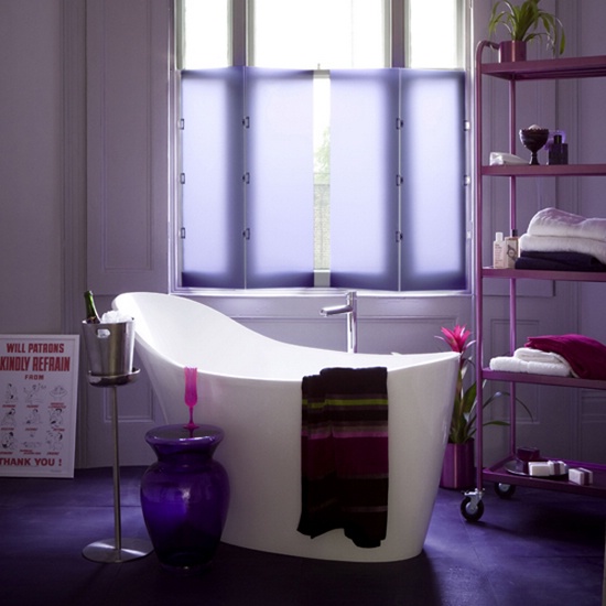 Пурпурная цветовая схема для домашнего дизайна